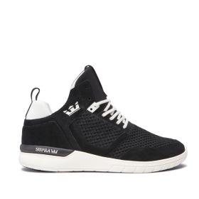 Supra Mens METHOD Black/off White High Top Shoes | CA-17221